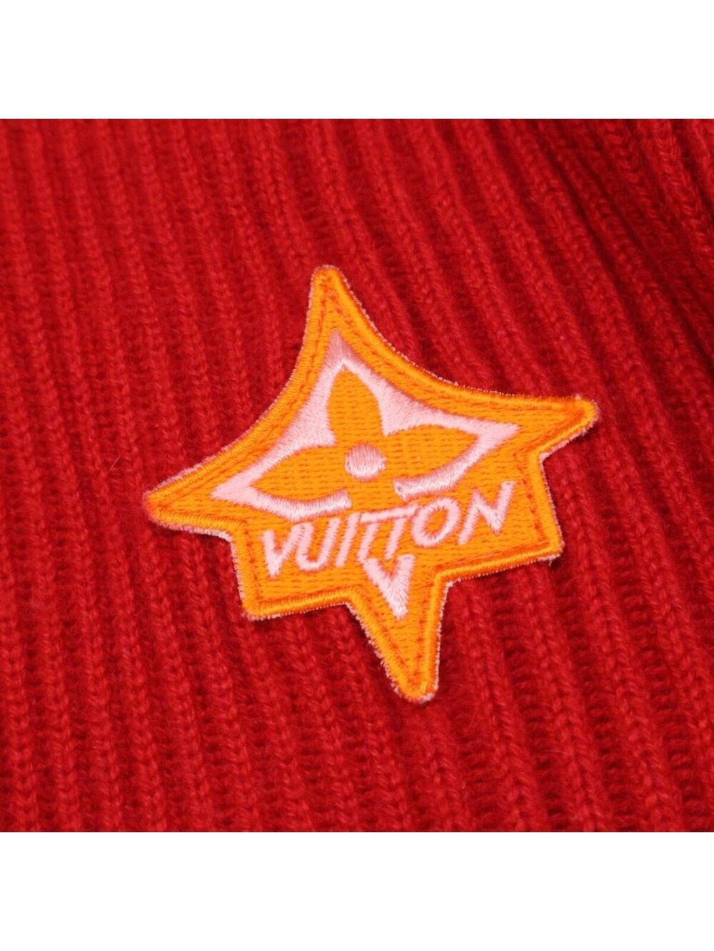 Louis Vuitton Sp1 Cashmere Nylon Logo Patch Rib Knit Pullover Sweater - Picture 5 of 9